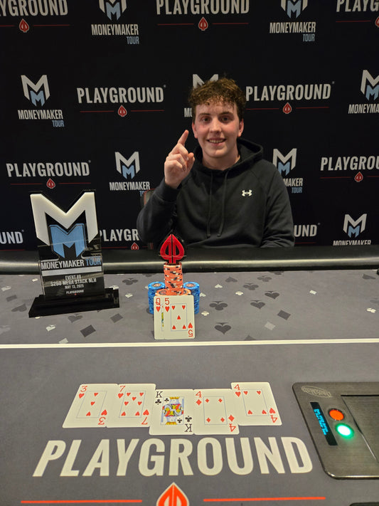 Kaden Anthony Vaillancourt ($6,105) Wins Event 9 $250 Moneymaker Mega Stack NLH (Re-Entry)