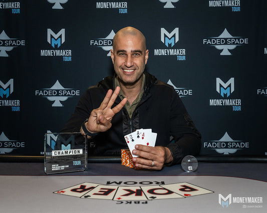 David Shmuel ($4,580) Wins Third Moneymaker Tour Trophy in Omaha 8!