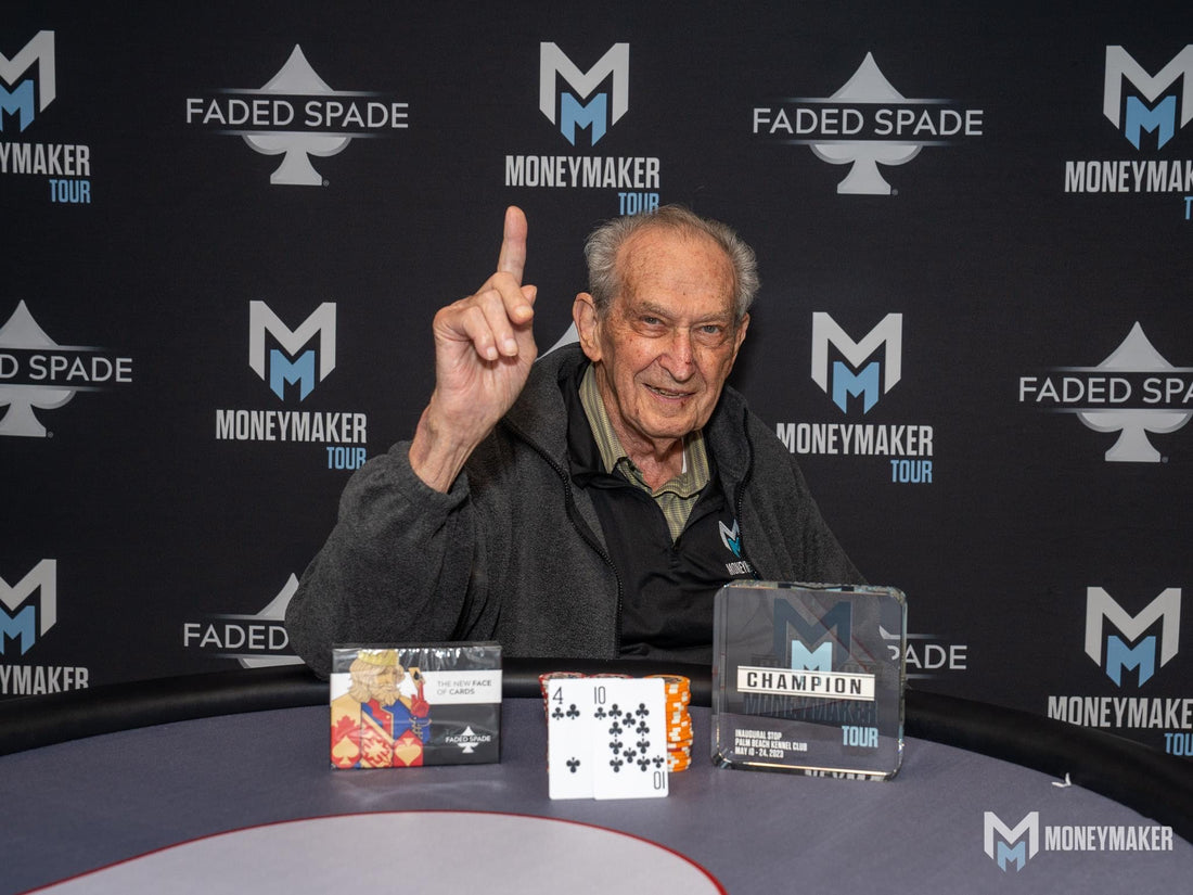 At 100 Years Old, Eugene Calden Takes Down Event #5 Outright for $5,160