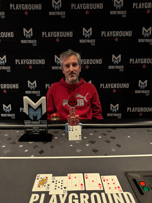 Moneymaker Tour at Playground Event 5 $200 Moneymaker Deep Stack NLH (Re-Entry)