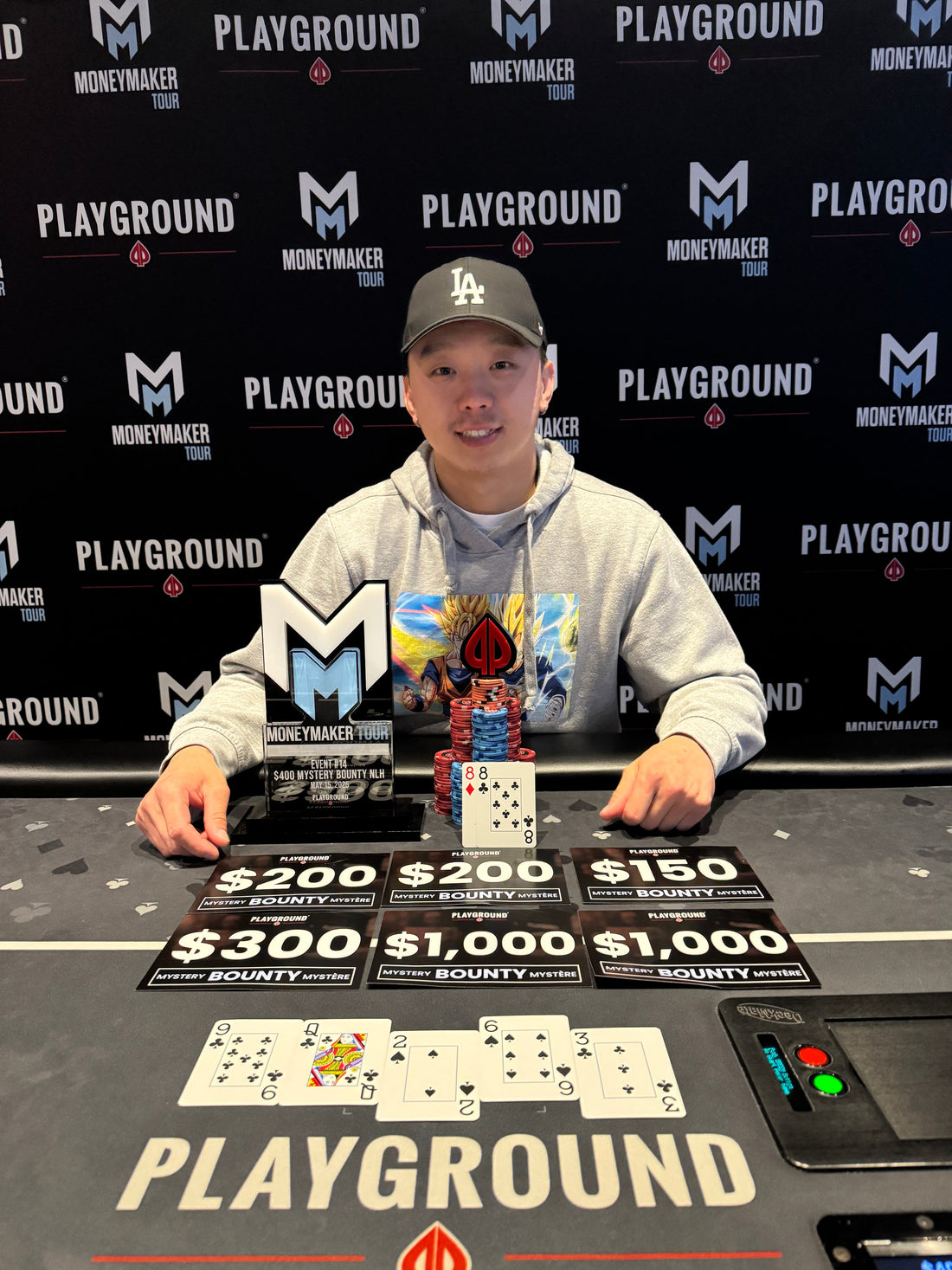 Benjamin Chen ($5,540) Wins Event 14 $400 Mystery Bounty NLH (Re-Entry)