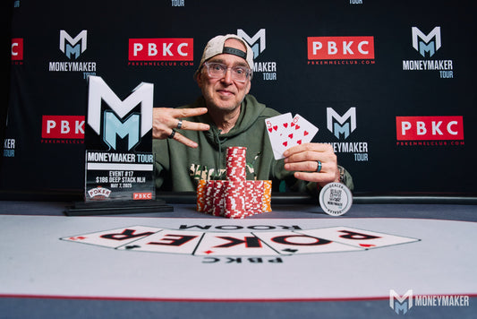 Scott Eingler ($2,720) winning the event outright,  $186 Moneymaker Deep Stack NLH (Re-Entry)