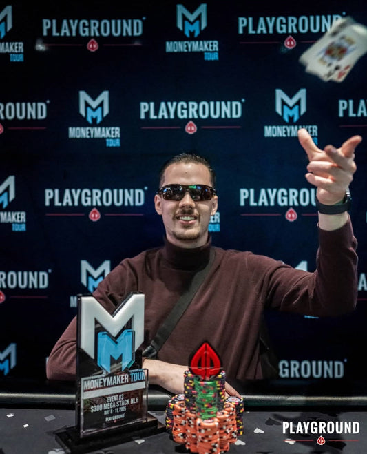 Daniel Tsipris ($45,000) Wins Event #3 $300 Moneymaker Mega Stack NLH (Re-Entry)  at Playground